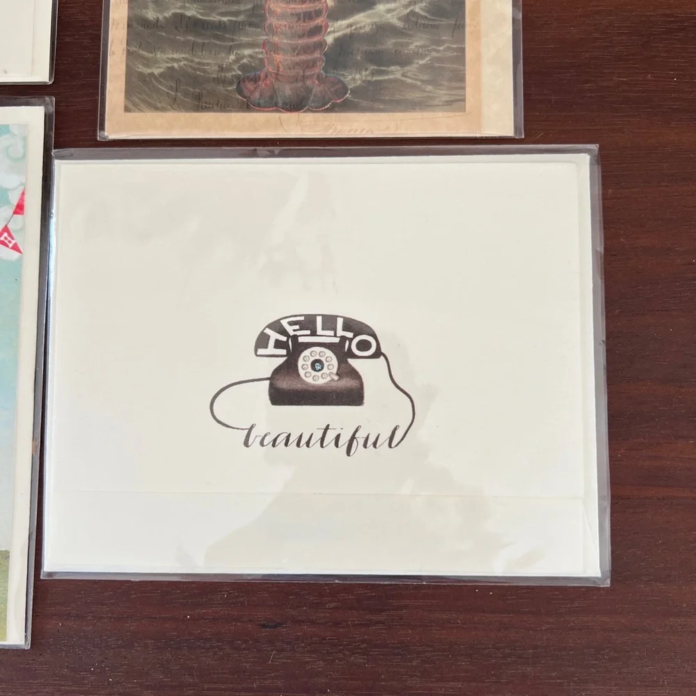 Lot of 4 individually wrapped greeting cards